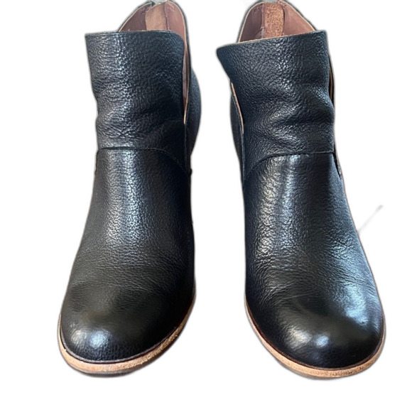 Kork-Ease Castaneda Ankle Booties - Western Boho - Black Leather - Women's 9 - Picture 4 of 9